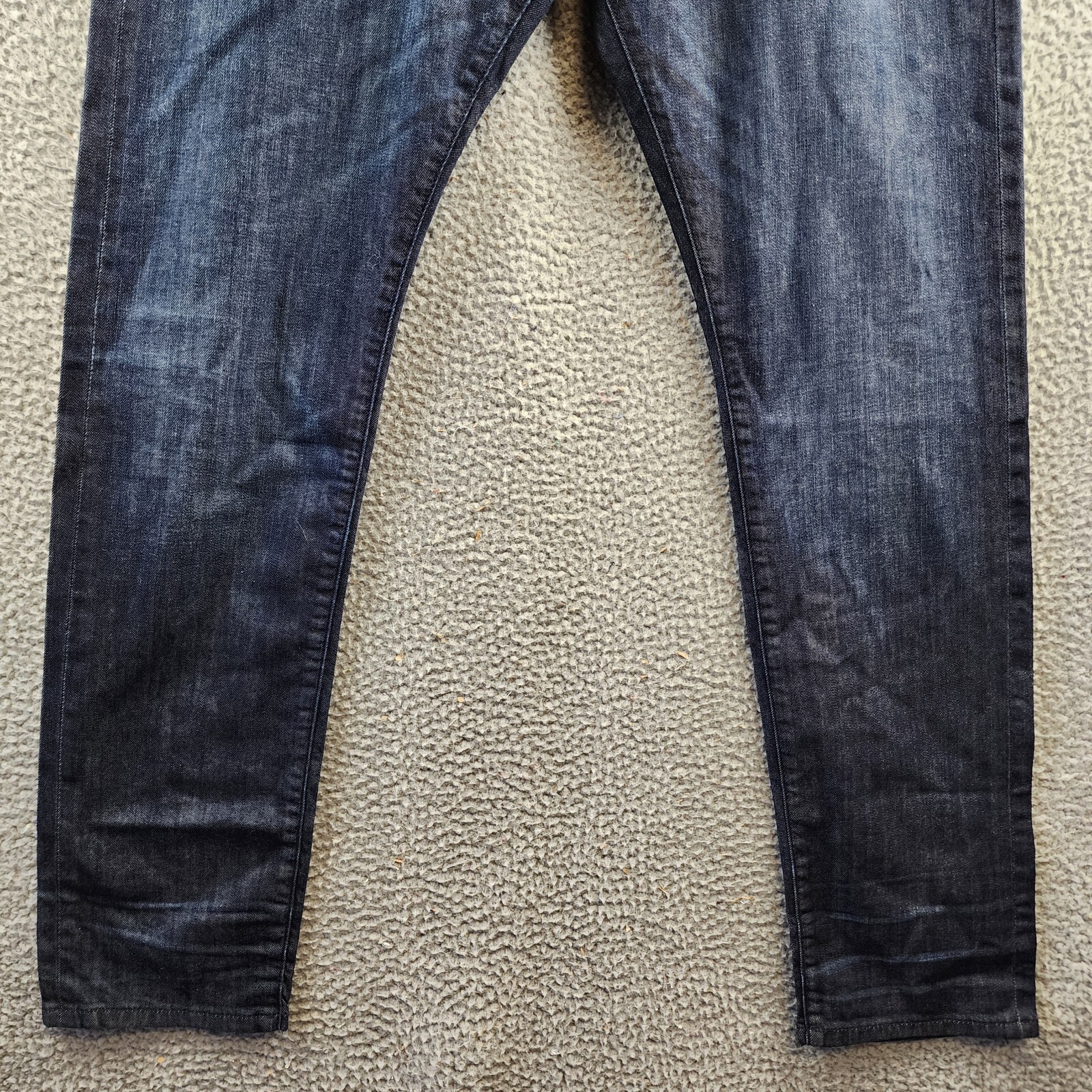 John Varvatos J702 Slim Fit Jeans Men's 34 Ferris Blue Denim Button Zip Closure - Picture 4 of 19