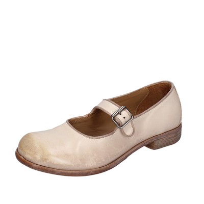 Women's shoes MOMA 8.5 (EU 38,5) ballet flats beige leather EX926-38,5