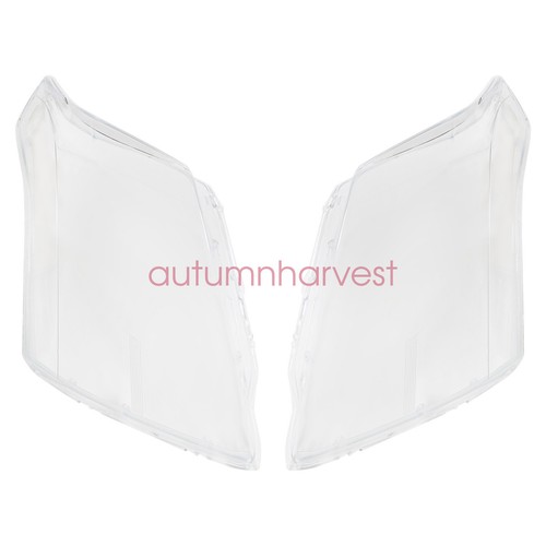 For Cadillac SRX 2010-2015 Left+Right Side Headlight Headlamp Clear Lens Cover