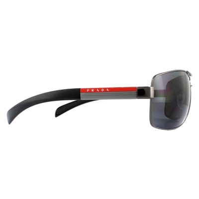 Pre-owned Prada Sport Sunglasses 54is 5av5z1 Gunmetal Gray Polarized