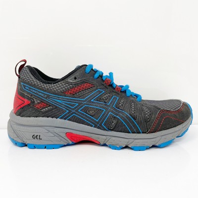 Asics Boys Gel Venture 7 1014A072 Черные кроссовки для бега Размер 2,5