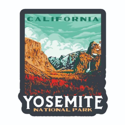 Yosemite National Park Sticker California National Park Decal