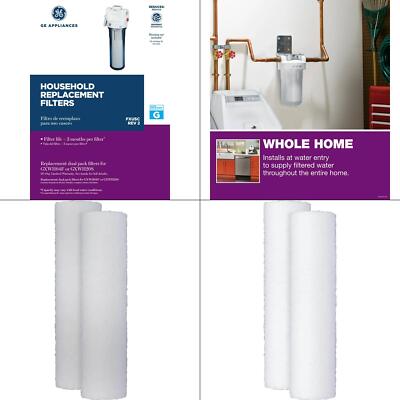 Universal Whole House Replacement Water Filter Cartridge (2-pack) | Ge Fxusc G