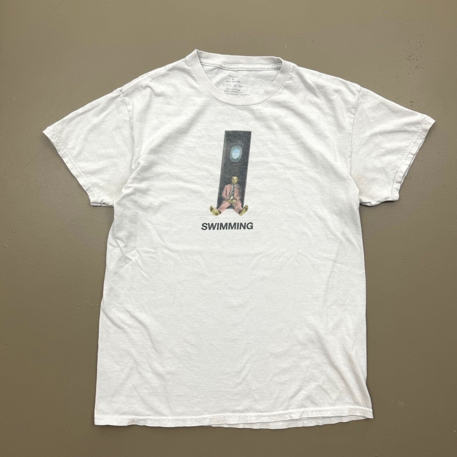 ミュージシャン Mac Miller Swimming tee Mac Miller Swimming 2018 Album Tour Promo T Shirt Hip Hop