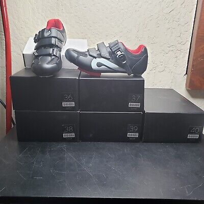 unisex peloton cycling shoes in box