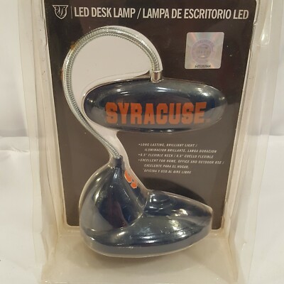 Syracuse NY Orange College Basketball LED Light Sports Fan Desk Lamp 