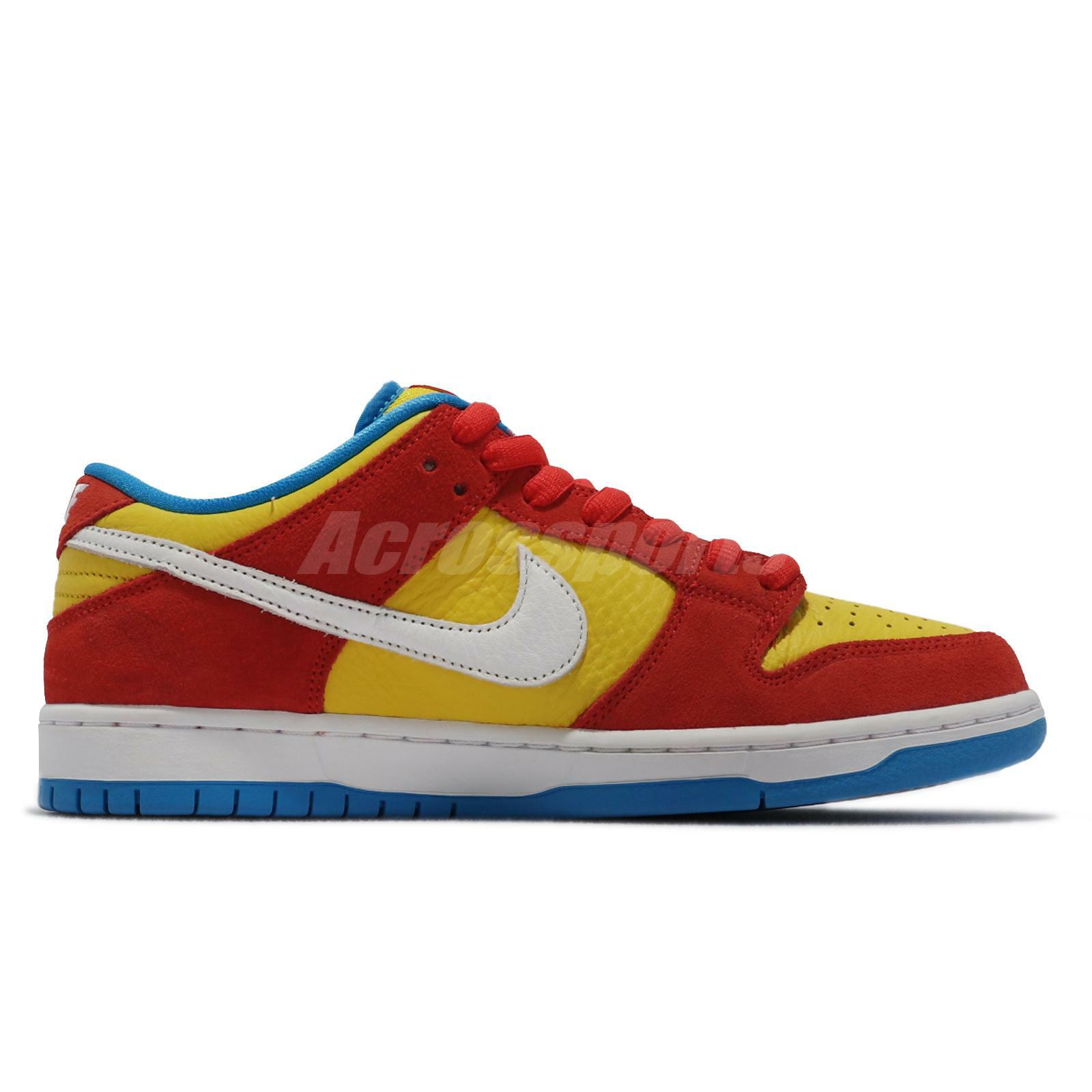 dunk low red yellow
