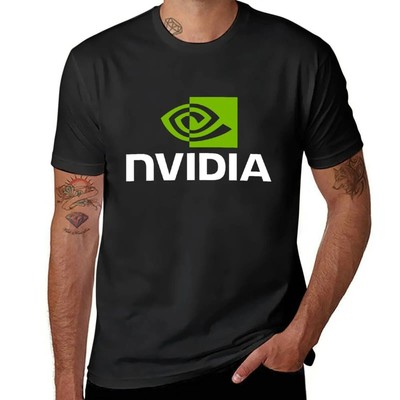 Nvidia T-Shirt vintage clothes quick drying Short sleeve tee oversizeds Short