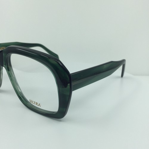 Pre-owned Goliath Ii Eyeglasses Ultra  2 C. Translucent Green 62-20mm Holland In Clear Demo Lenses