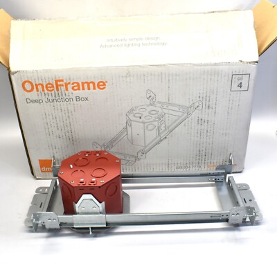 Case of 4 DMF Lighting Surface Frame New Construction Junction Deep Box