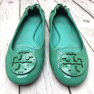 patent tory burch flats