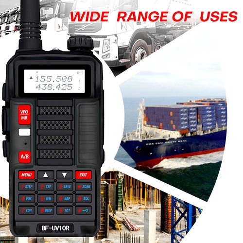 Baofeng UV-10R Dual Band UHF/VHF Walkie Talkie Two-Way Radio FM Ham Long Range