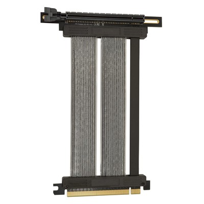 Pcie 4.0 X16 Extender Riser Cablehigh Speed Flexible Right Angle Pcie Port Gpu G