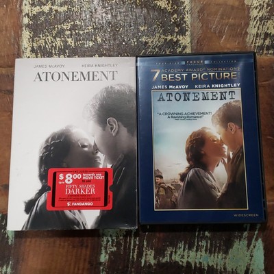 Atonement DVD 2008 Slip Cover Award Winner
