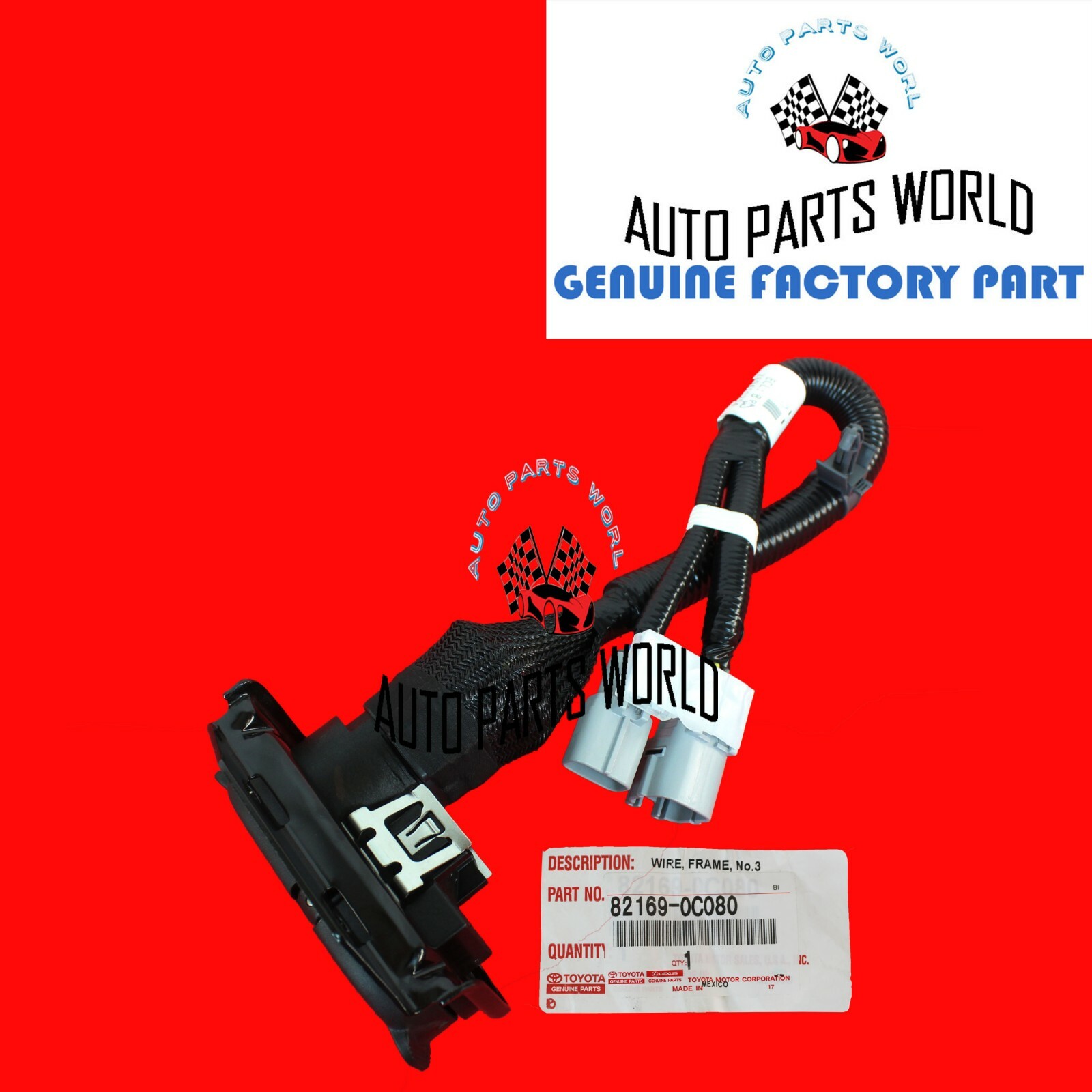 NEW GENUINE OEM TOYOTA 07-13 TUNDRA 7 PIN 4 PIN TOWING WIRE
