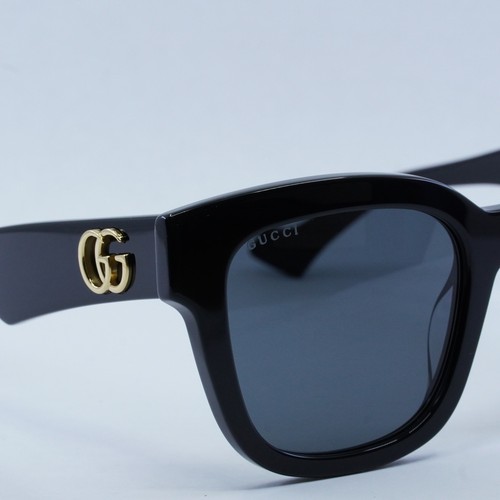 Pre-owned Gucci Gg0998s 001 Black/grey 52-21-145 Sunglasses In Gray