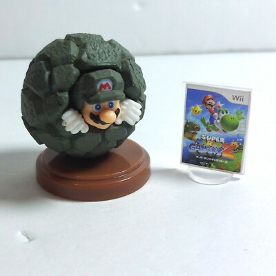 Super Mario Galaxy 2 2'' Goro Rock Mario Choco Egg Mini Figure Gashapon Furuta
