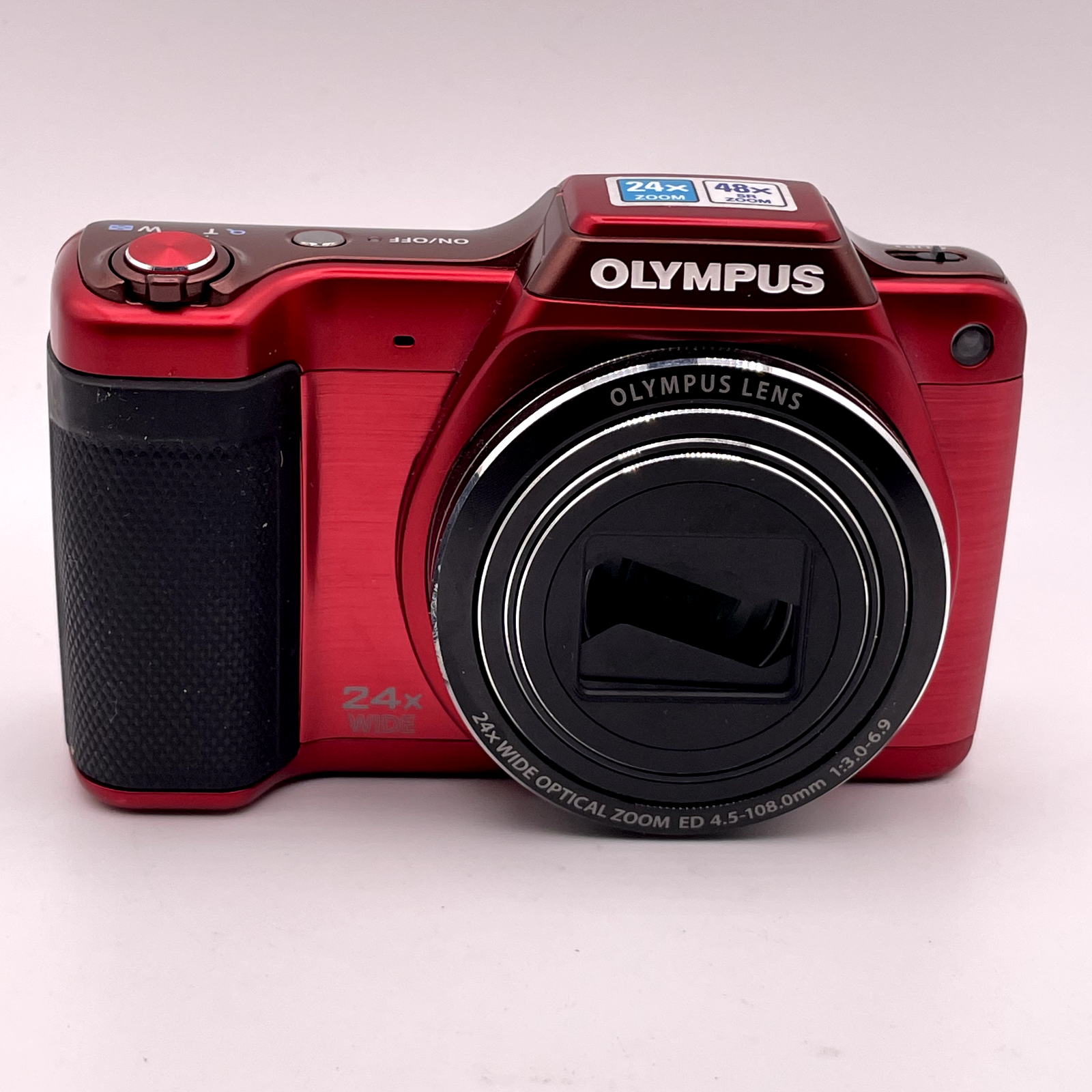 Olympus SZ-15 Digital Camera – Red – Does Not Turn On – For Parts