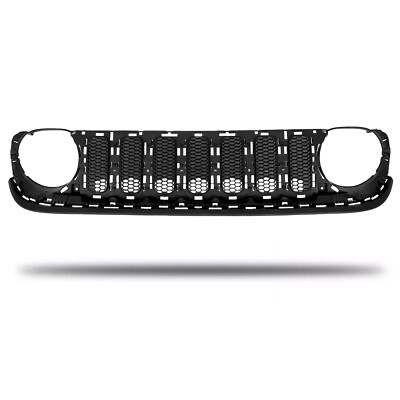 Black Front Grille Support Mounting Panel For Jeep Renegade 2015 2016 2017 2018