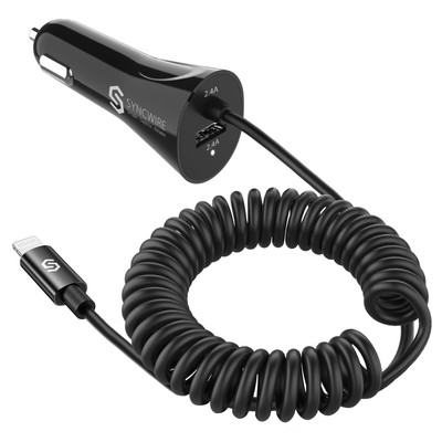 iPhone Car Charger - Upgrade [Apple MFi Certified] 4.8A/24W Car Charging