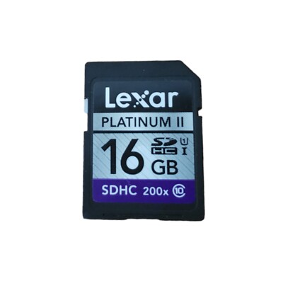 Lexar Platinum II 16GB SDHC SD Card