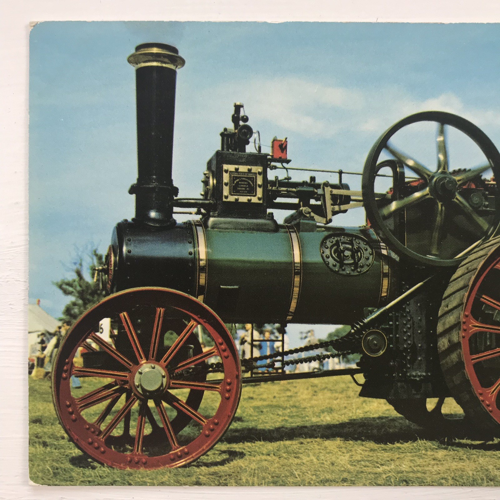 1921 Clayton & Shuttleworth Traction Engine Series Tractor Collectors Postcard