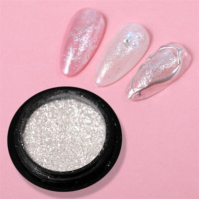Nail Glitter Powder Solid Magic Mirror Powder Mirror Titanium Powder Super
