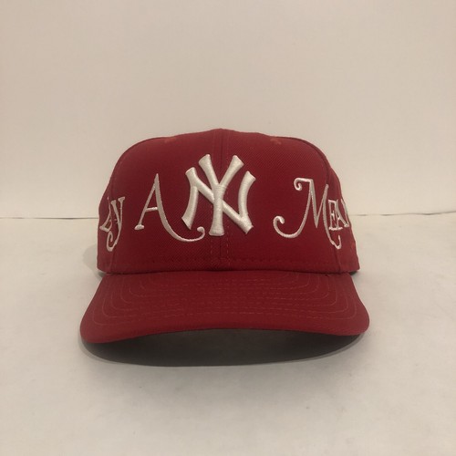 帽子 Supreme By ANY Means NewEra Cap 08AW new york yankees hat new era supreme 2008 by any means