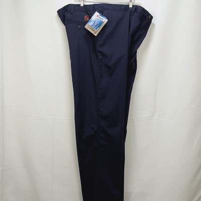 RIVERSIDE PROTECTIVE FIRERATED HRC2 FLAT FRONT CHINO WORK PANTS 48 UNHEMMED NWT
