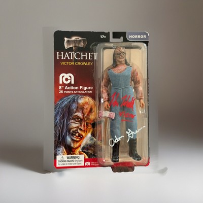 Mego Victor Crowley Hatchet 8'' action figure Signed By Adam Green & Kane Hodder!