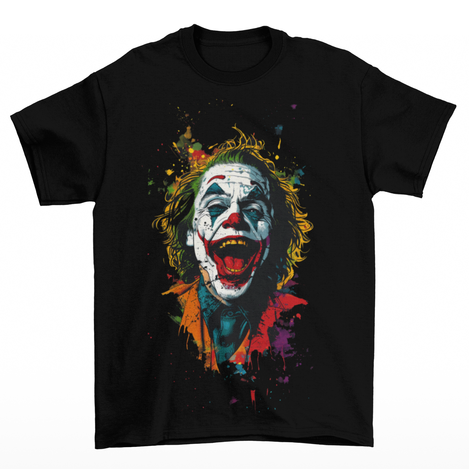Joker Laughing T-Shirt Unisex Cotton TV Batman Superman Gotham Batmobile Sizes