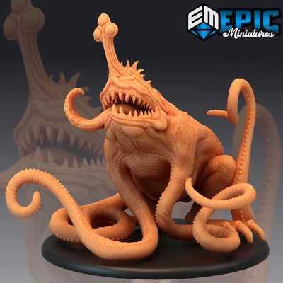 FROG BEHEMOTH, Dungeons and Dragons Miniatures, Epic Miniatures, Tentacle Toad