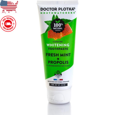 Dr Plotkas Fluoride Free Whitening Toothpaste by | Naturally Sourced Organic