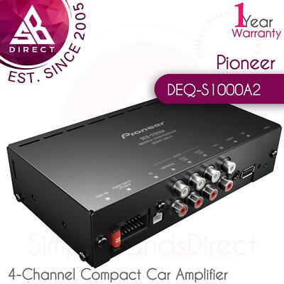 Pioneer アンプ　DEQ-S1000A(2) Pioneer DEQ-S1000A2 4-Channel Compact Car Amplifier│iPhone Direct