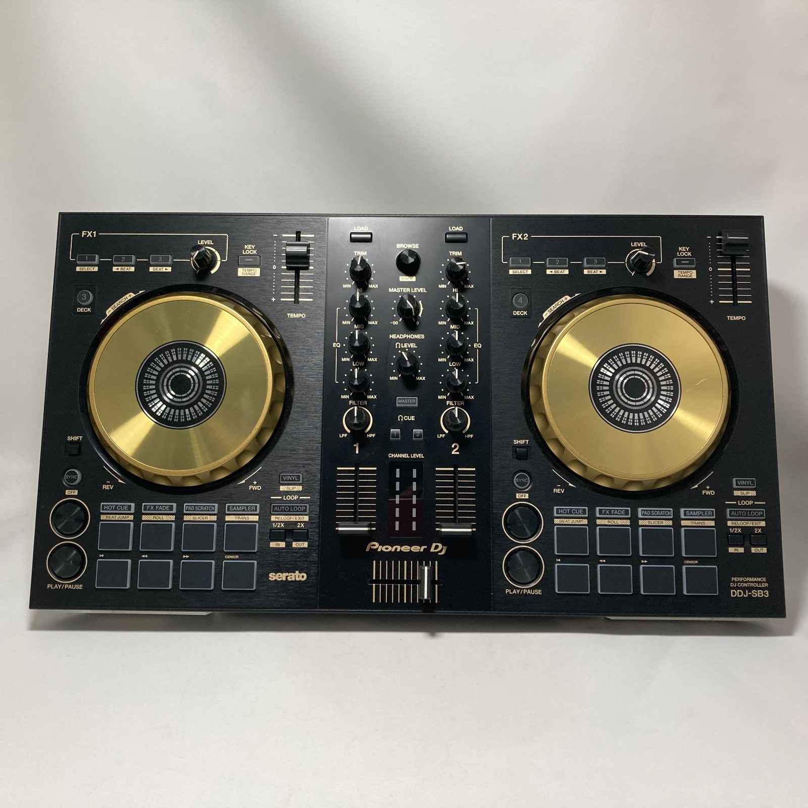 Pioneer DDJ‑SB3‑N Limited Gold Serato DJ Controller