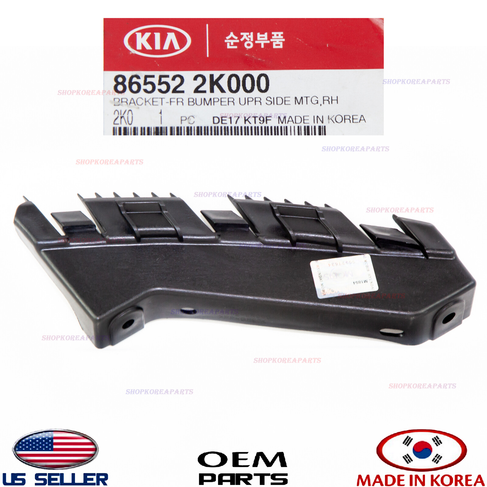 Genuine Front Bumper Bracket Retainer RIGHT Pass Side ⭐OEM⭐ KIA