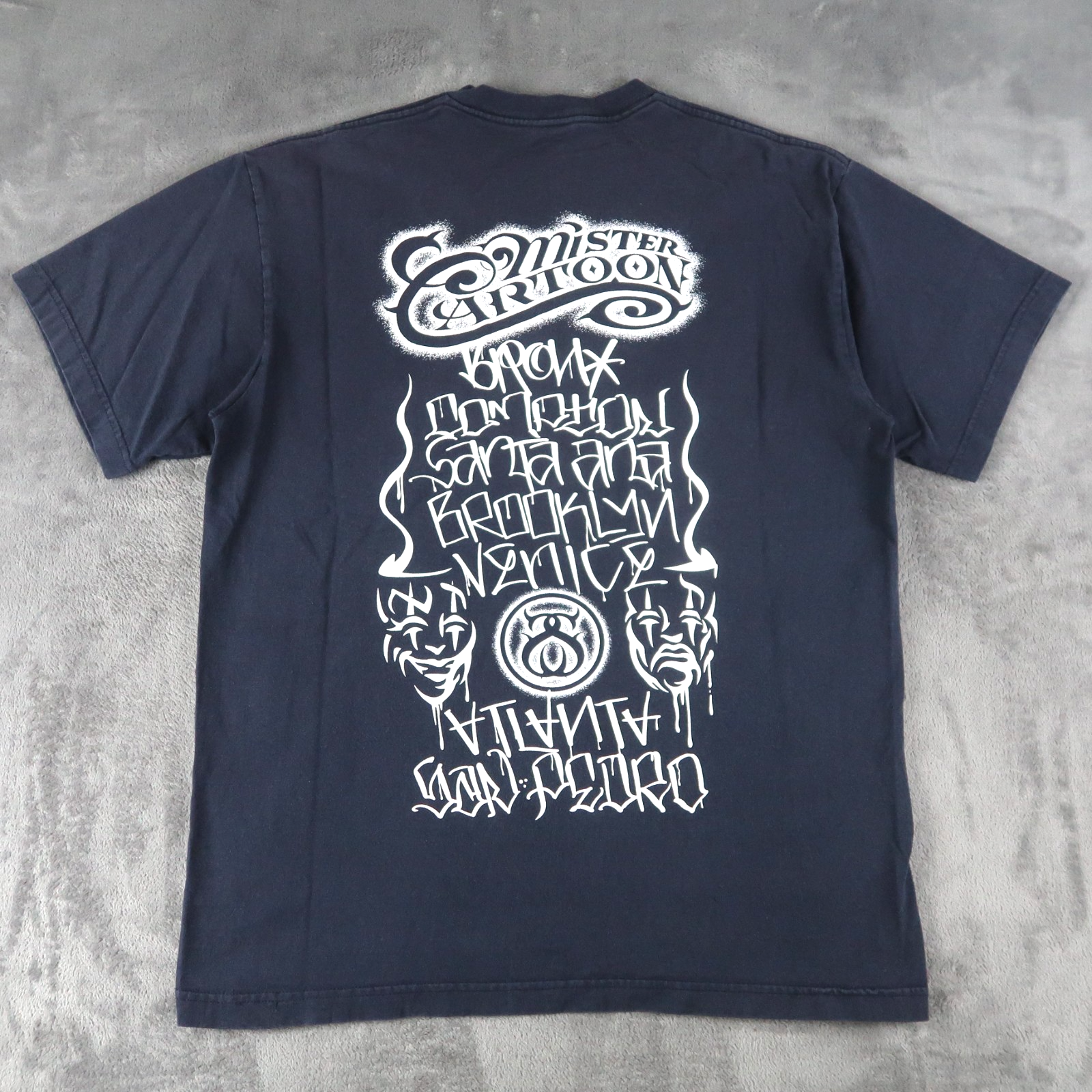 stussy 80s オイル缶 Stussy - BLACK FUEL T-SHIRT – LE LABO STORE