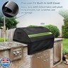 Built in Grill Cover for Lynx 42-Inch - Heavy Duty 600D Waterproof with Reflective Strips and Plush Lining, Protects The Built in Grill While Enhancing its Visual Appeal,25.5