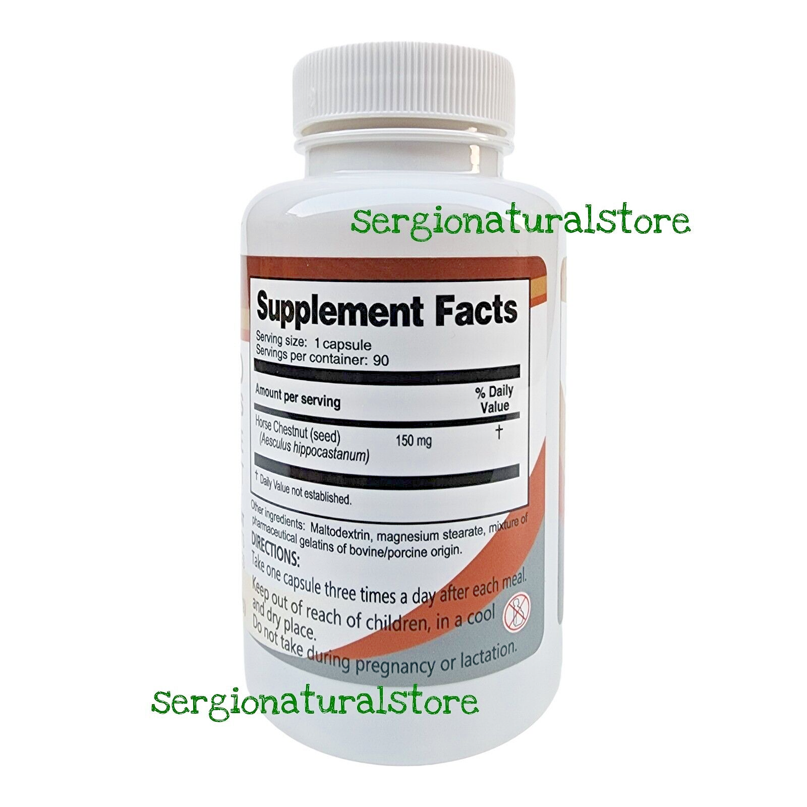 3 Packs CASTANO DE INDIAS Support LEG VERICOSE HEMORRHOIDS 270 CAPS 0.017oz each