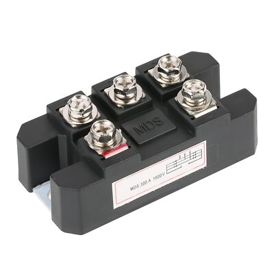 1pc MDS100A Black Three Phase Diode Bridge Rectifier 100A Amp High Power 1600V 