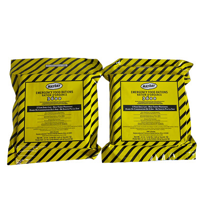 Mayday 6-Day Survival Food Supply: High-Energy Emergency Ration Bars