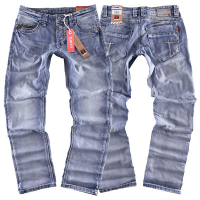 Timezone Herren Jeans Hose Taylor TZ 3499 hellblau cool bleach blue NEW