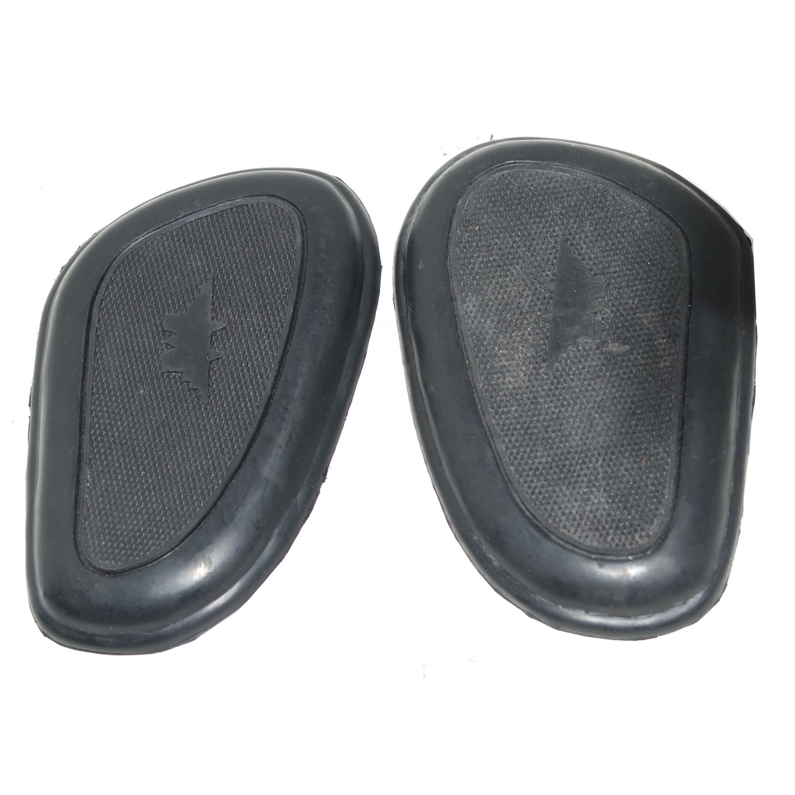 Matchless Petrol Gas Fuel Tank Knee Pad Knee Grip Set Black Rubber 1938 - 56  