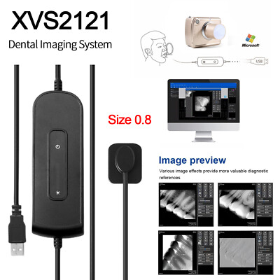 USA Dental Digital X-Ray Machine Image Xray Unit/RVG HD X Ray Sensor Size1/ S2