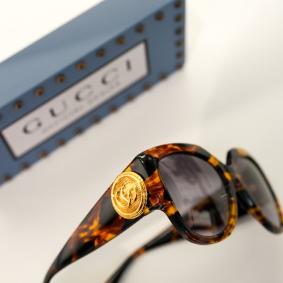GUCCI GUCCI GG1407S-002 HAVANA SUNGLASSES