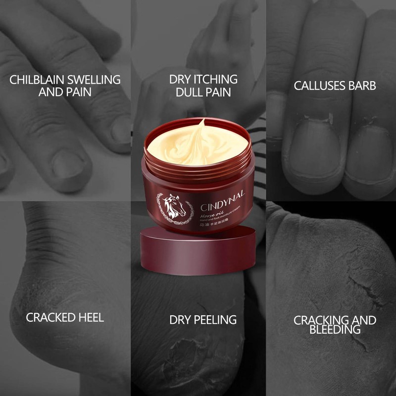 Horse Oil Hand And Foot Cream Anti-Chapping Skin Repairing Moisturizer Balm