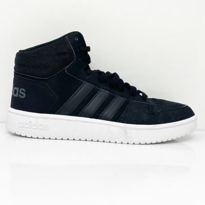 

Adidas Mens Hoops 2.0 Mid DB0113 Черные баскетбольные кроссовки Размер 7.5, Черный, Hoops 2.0 Mid
