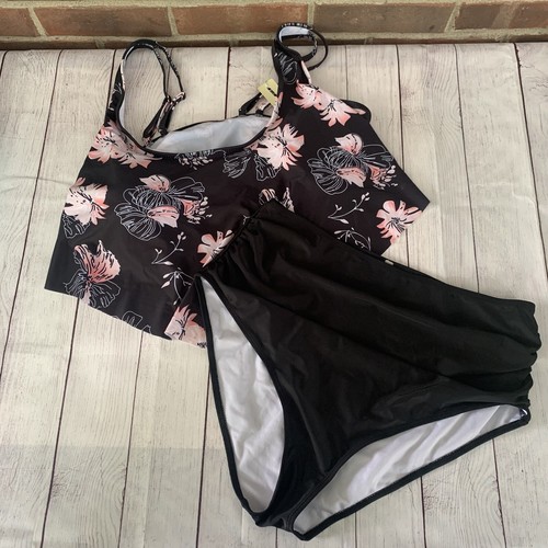 【Chaisystyle】back open swimsuit black Qianmome Womens Black Slip Backless Sexy One Piece Swimwear