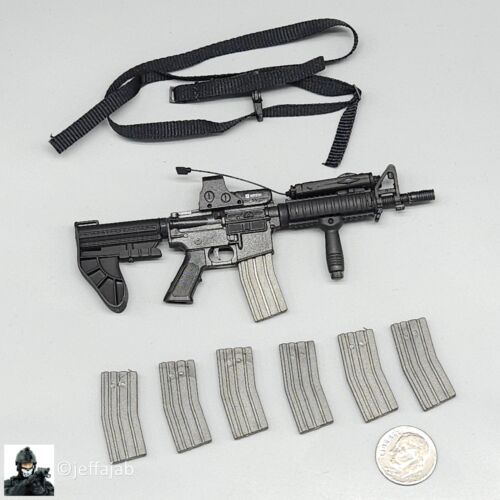 1:6 scale ACE Navy SEAL CQB M4 Rifle Duostock for 12 1:6 scale ACE Navy SEAL CQB M4 Rifle Duostock for 12