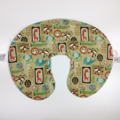 Boppy Pillow Cover Breastfeeding Nursing Animal Jungle Zoo Print